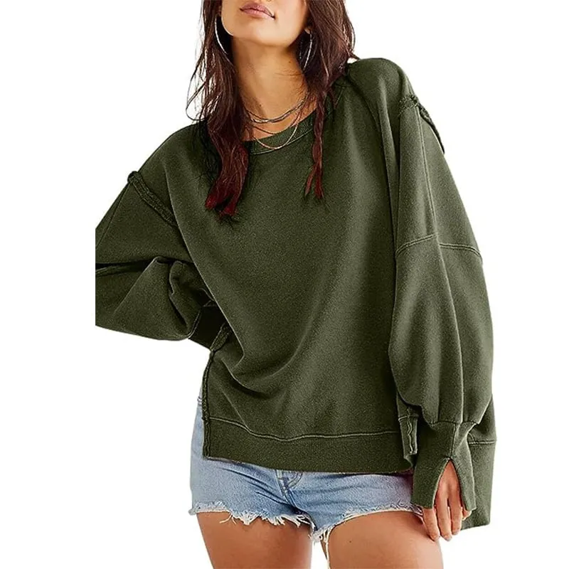 Womens Oversized Crewneck Sweatshirts