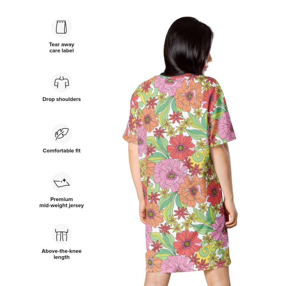 Woodstock Daisy T-Shirt Dress