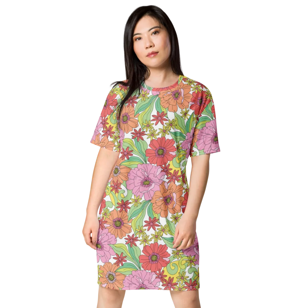 Woodstock Daisy T-Shirt Dress