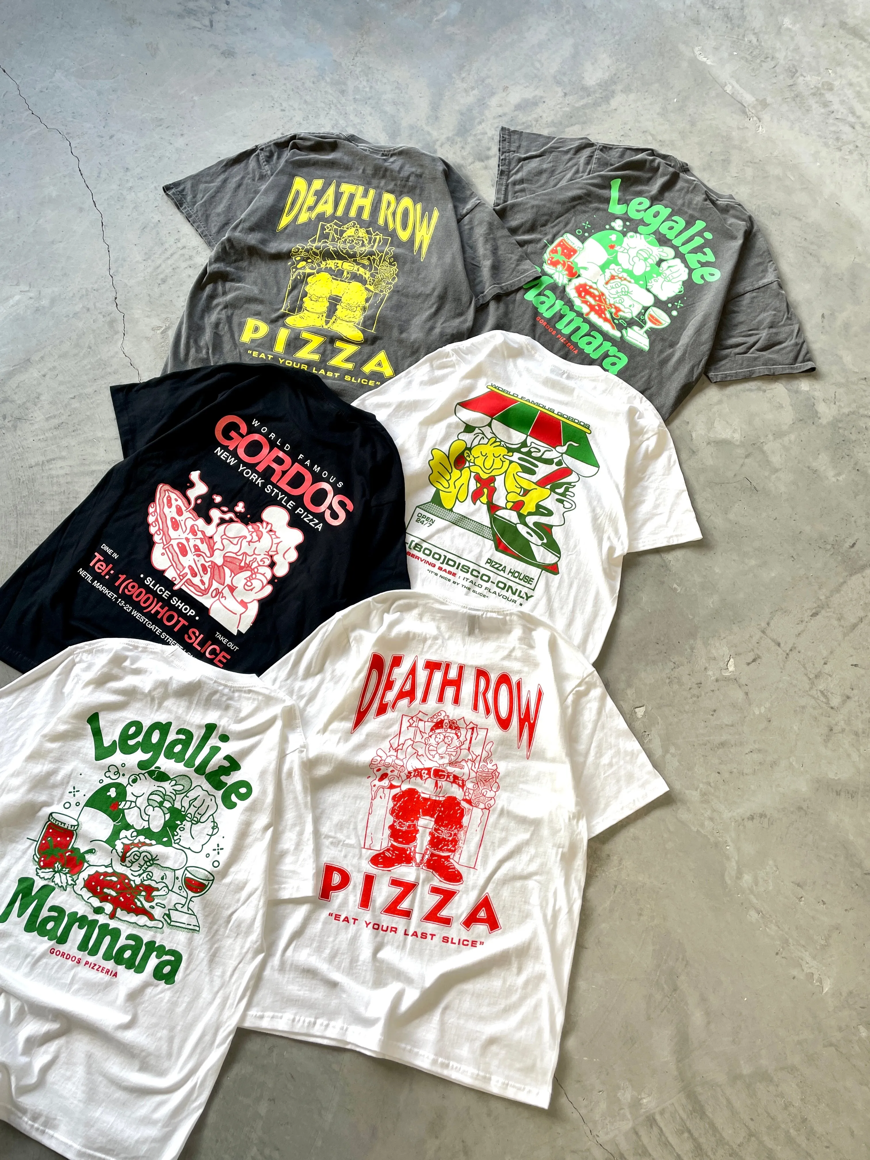 World Famous Gordos 'Legalize Marinara' Tee - White