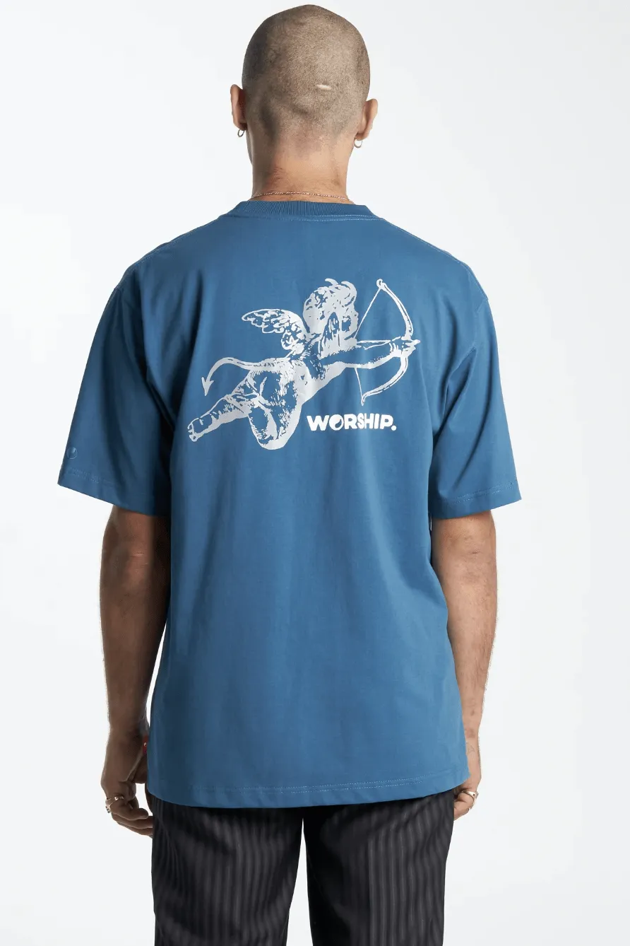 WORSHIP SUPPLIES CHERUB TEE - MOROCCAN BLUE