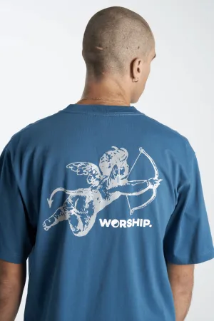 WORSHIP SUPPLIES CHERUB TEE - MOROCCAN BLUE