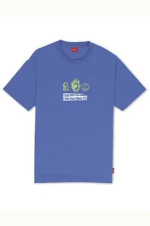 WORSHIP SUPPLIES EVERY MINUTE TEE - BLEACHED DENIM