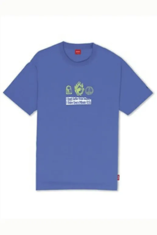 WORSHIP SUPPLIES EVERY MINUTE TEE - BLEACHED DENIM