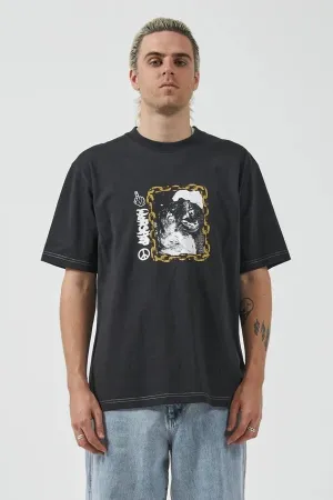 WORSHIP SUPPLIES PURE MAYHEM TEE - WASHED BLACK