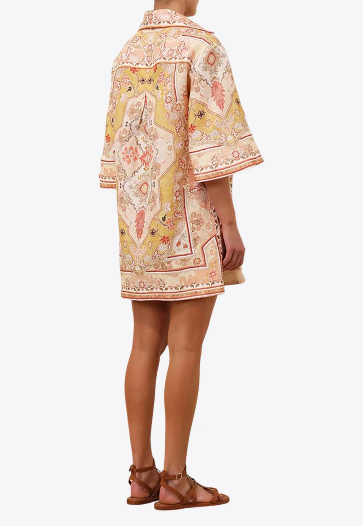 Wylie Printed Mini Tunic Dress