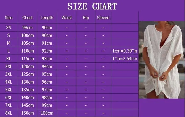 Xs-8Xl Summer Plus Size Ladies Solid Color Swimsuit Cover-Up Beach Wear Mini Dress