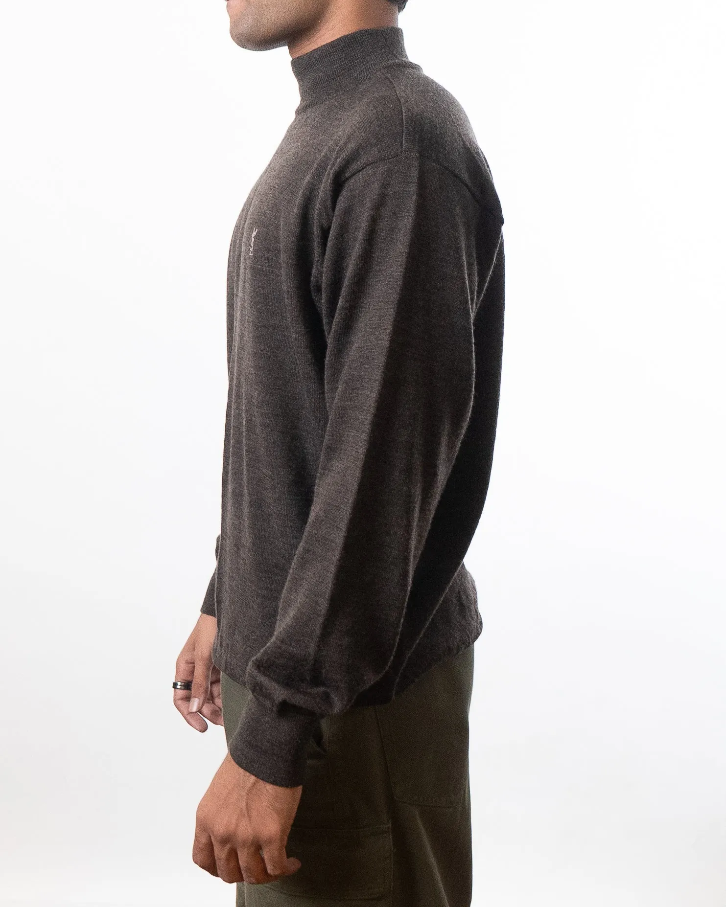 Yves Saint Laurent Turtleneck Sweater - Brown