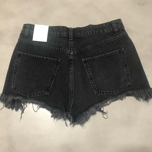 ZARA Mid-Rise Jean Shorts