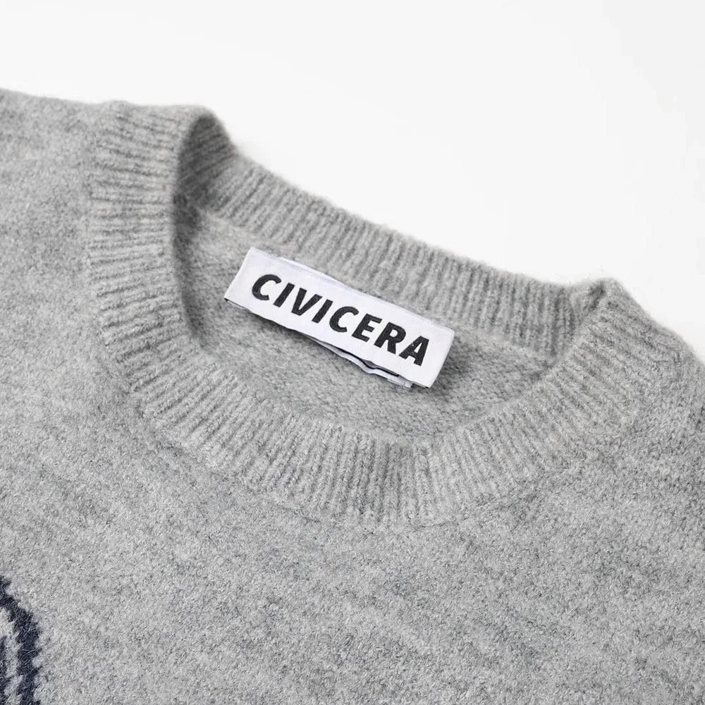Zebra Pattern Sweatshirt