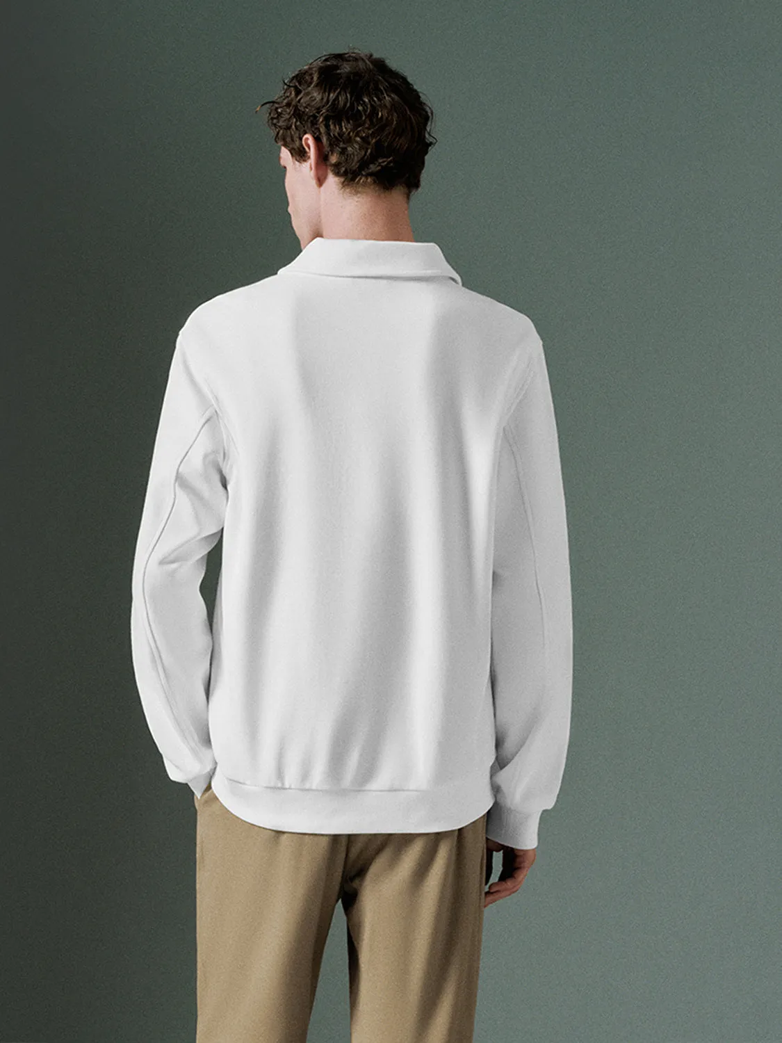 Zip Half Placket Sweatshirts