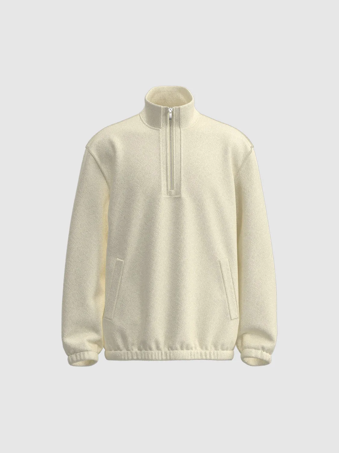 Zip Half Placket Sweatshirts