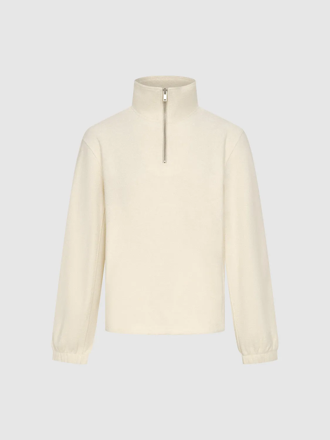 Zip Half Placket Sweatshirts