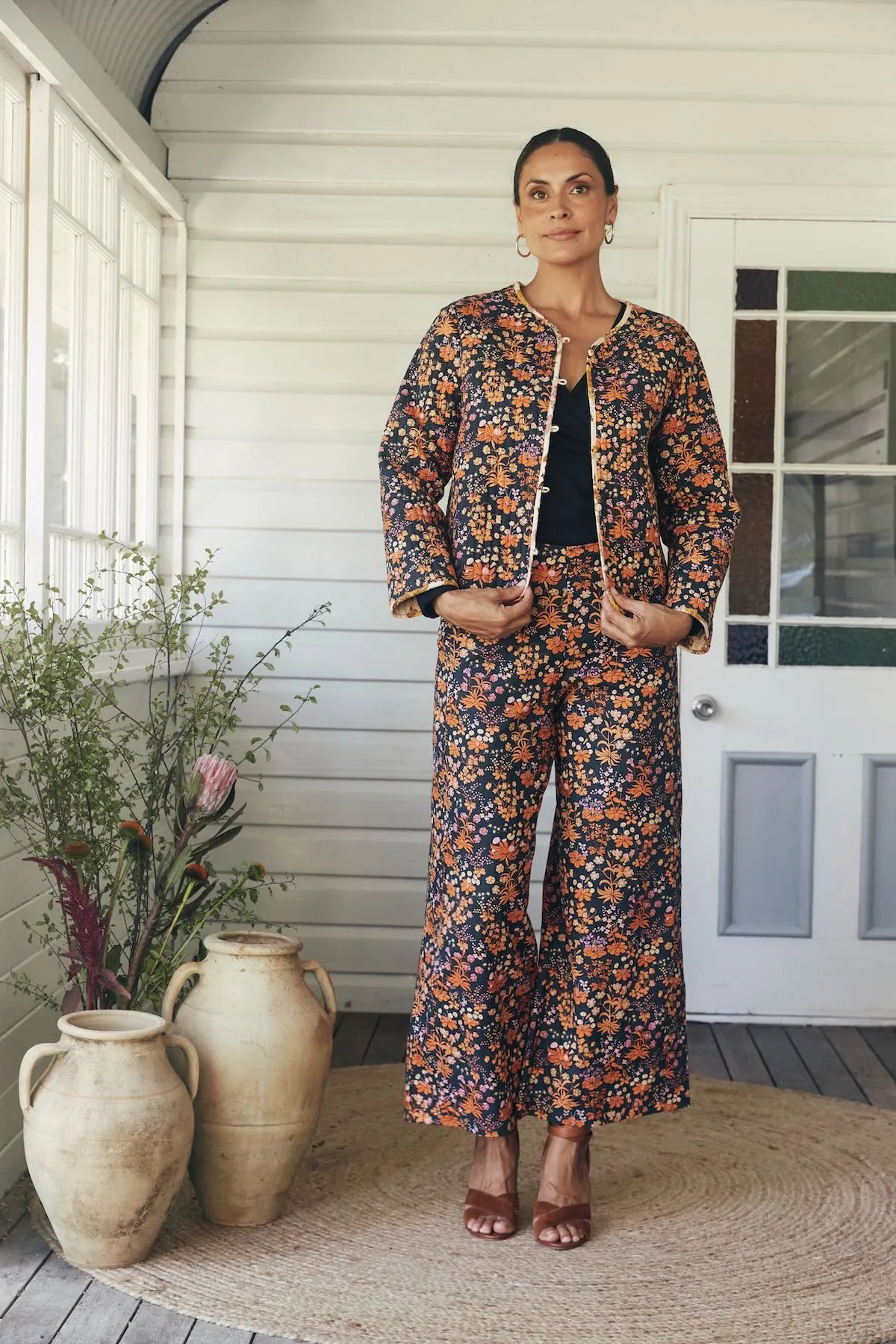 Zuri Reversible Jacket  - Tigerlily & Cassia