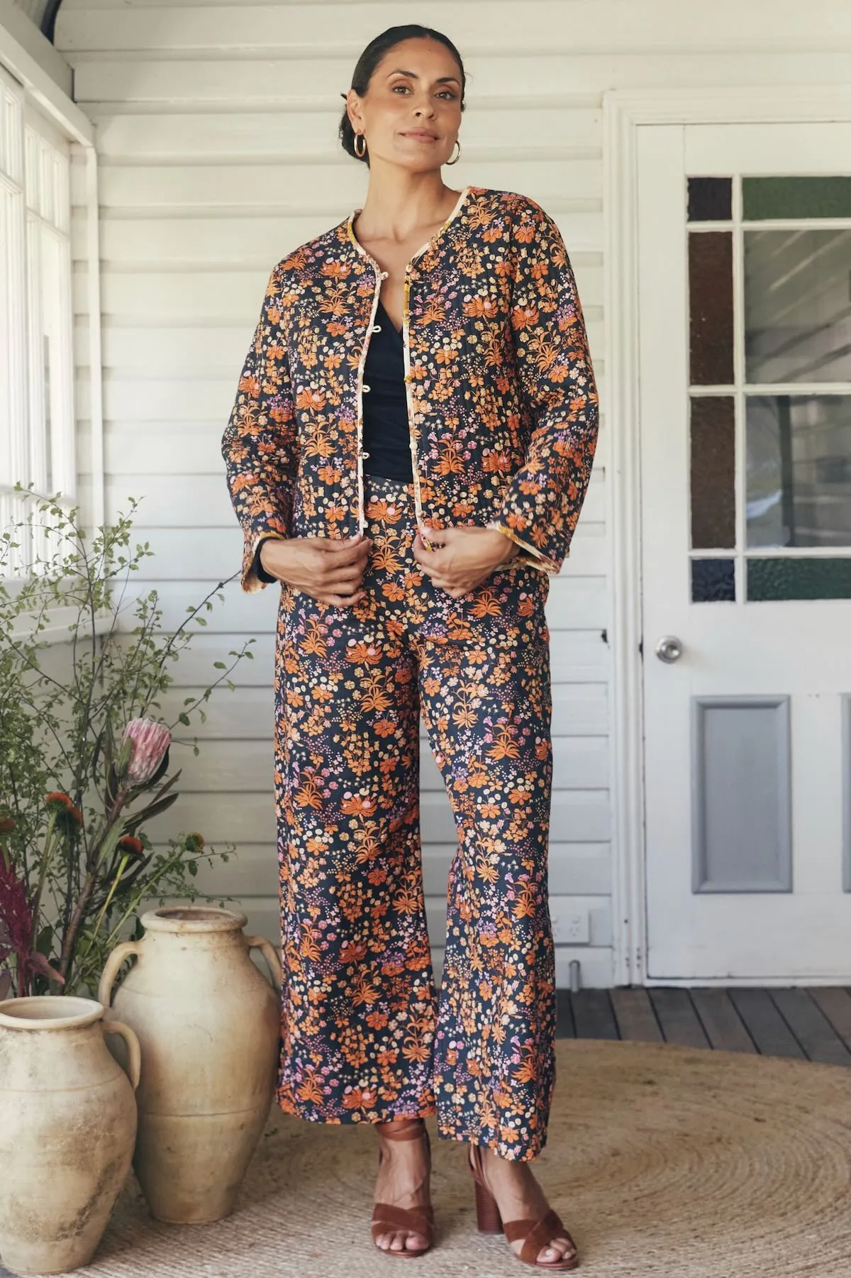 Zuri Reversible Jacket  - Tigerlily & Cassia